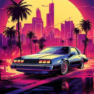 Retro cars iPhone wallpaper