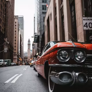 Retro cars iPhone wallpaper