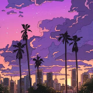 Cityscape iPhone wallpaper