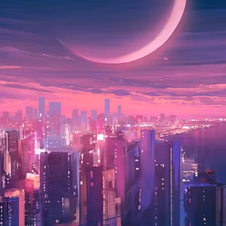 Cityscape iPhone wallpaper