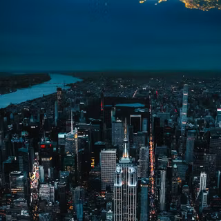 Cityscape iPhone wallpaper