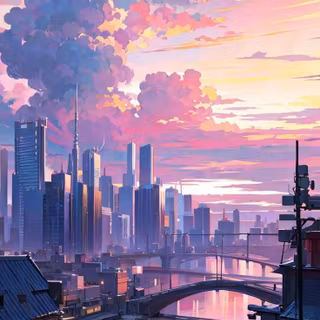 Cityscape iPhone wallpaper