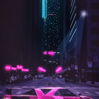 Retro cars iPhone wallpaper