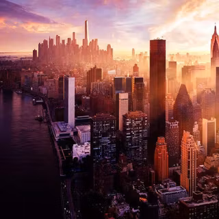 Cityscape iPhone wallpaper