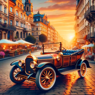 Retro cars iPhone wallpaper