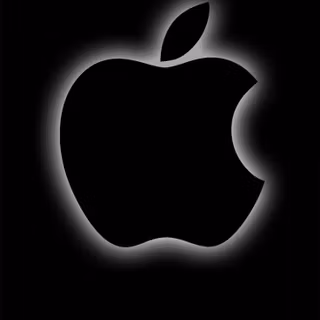 Dark iPhone logo wallpaper