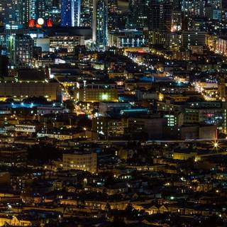 Cityscape iPhone wallpaper