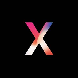 Dark iPhone logo wallpaper