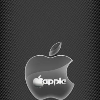 Dark iPhone logo wallpaper
