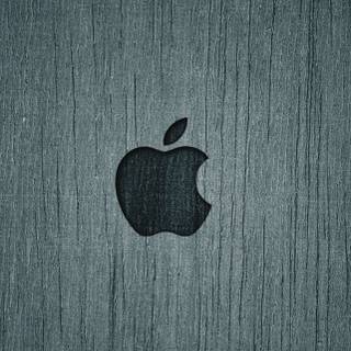 Dark iPhone logo wallpaper