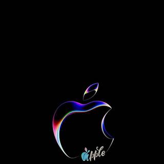 Dark iPhone logo wallpaper