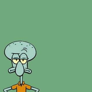 Squidward phone wallpaper