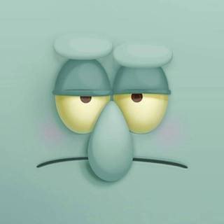 Squidward phone wallpaper