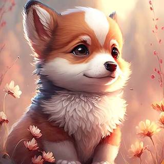 iPhone puppy wallpaper