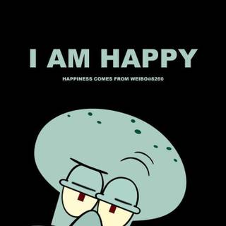 Squidward phone wallpaper