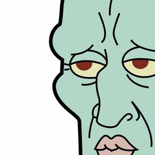 Squidward phone wallpaper