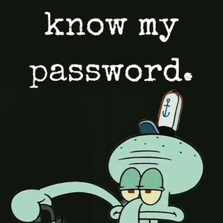 Squidward phone wallpaper