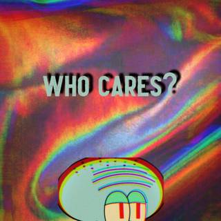 Squidward phone wallpaper