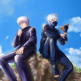 Gojo x Kakashi wallpaper