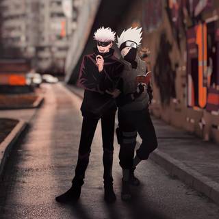 Gojo x Kakashi wallpaper