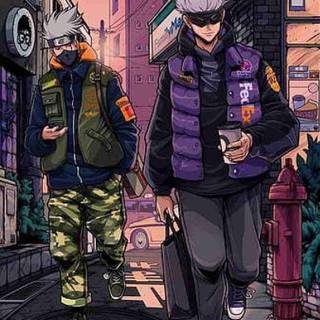 Gojo x Kakashi wallpaper