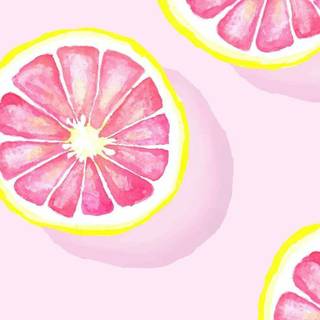 Pink fruit wallpaper