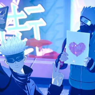 Gojo x Kakashi wallpaper