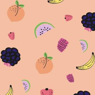 Pink fruit wallpaper