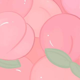 Pink fruit wallpaper