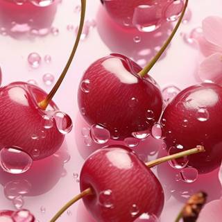 Cherry red color wallpaper
