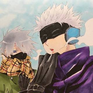 Gojo x Kakashi wallpaper