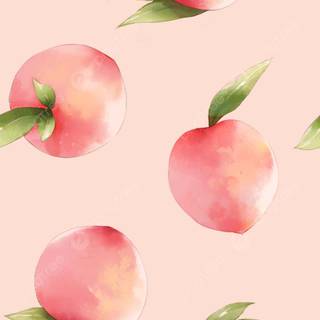 Pink fruit wallpaper