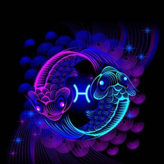 Pink Pisces wallpaper