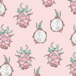 Pink fruit wallpaper