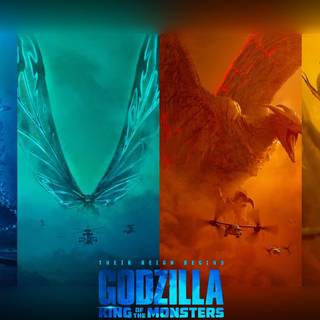 Godzilla poster wallpaper