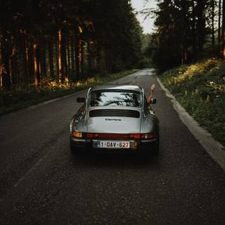 iPhone classic Porsche wallpaper
