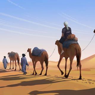 Sahara desert desktop wallpaper