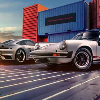 iPhone classic Porsche wallpaper