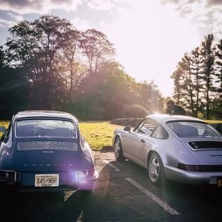 iPhone classic Porsche wallpaper