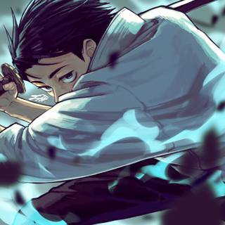 Yuta JJK computer manga wallpaper