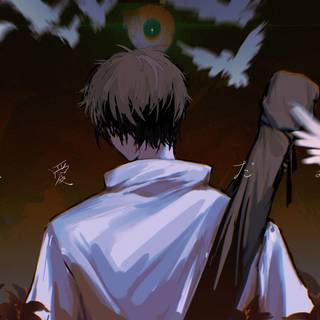 Yuta JJK computer manga wallpaper