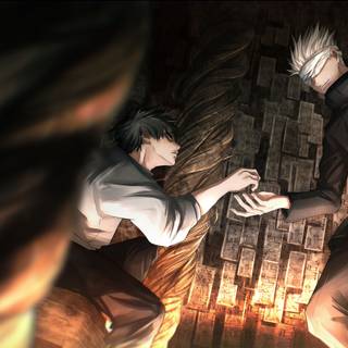 Yuta JJK computer manga wallpaper