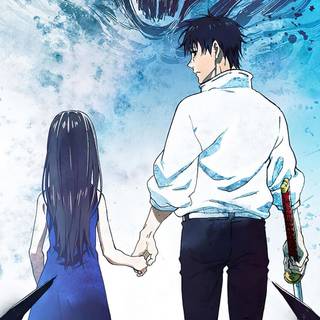 Yuta JJK computer manga wallpaper