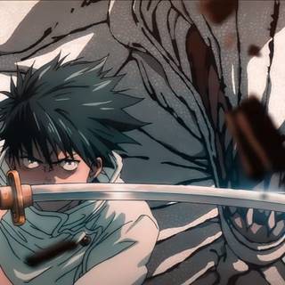 Yuta JJK computer manga wallpaper