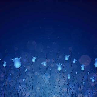 Blue computer cute wallpaper