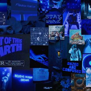 Blue computer cute wallpaper