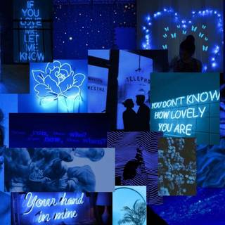 Blue computer cute wallpaper