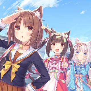 Nekopara phone wallpaper