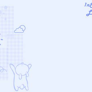 Blue computer cute wallpaper