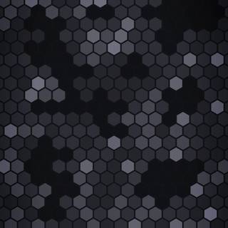 Black honeycomb wallpaper